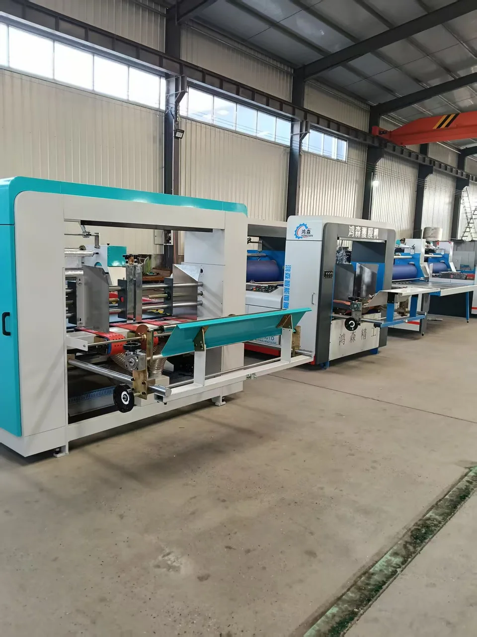 Supplier-provided automatic corrugated board laminator family equipment