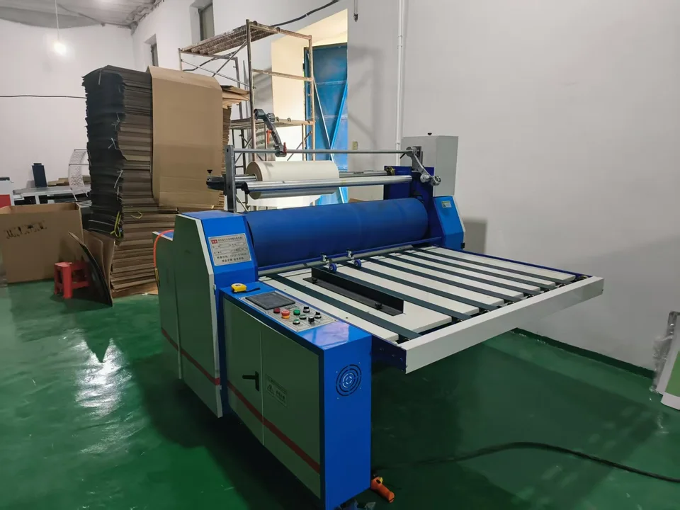 Supplier-provided corrugated board laminating equipment